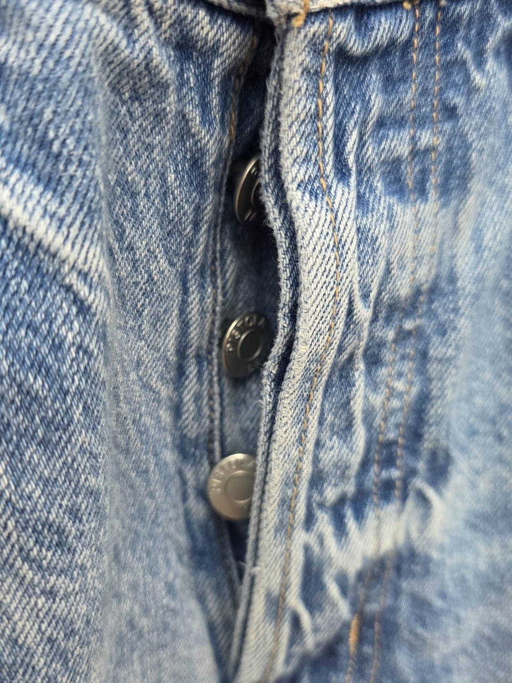 Pistola High-Rise Button Fly Fringe Distressed Hem Jeans Sz 26 - Picture 7 of 10
